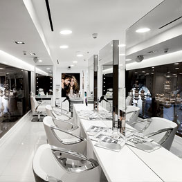 Оборудование парикмахерской мебелью Maletti и Дизайн интерьера в салоне мирового уровня премиум класса на Большой Якиманке jeanlouisdavid